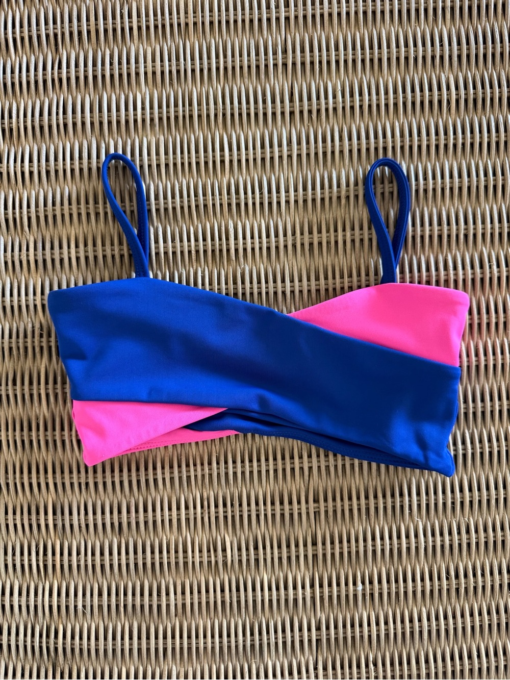 TIGER FRIDAY Hot Punk Blue Dance Bralette Size Child Large